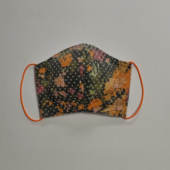 Masque ergonomique (jungle orange sur kaki)